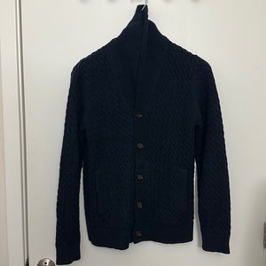 Banana Republic Blue Cardigan Sweater Size: Small